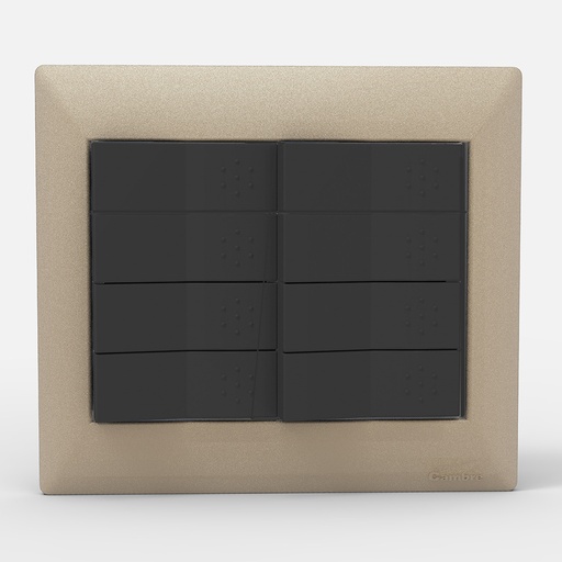 [CAM4608] TAPA 8 MODULOS SIGLO XXII CHAMPAGNE