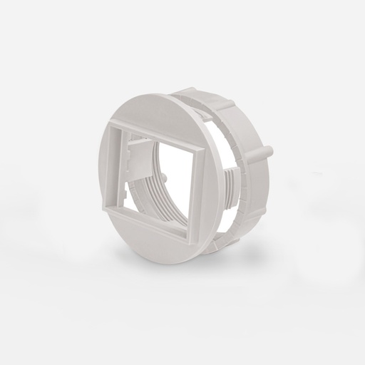 [CAM6995] ADAPTADOR CIRCULAR P/TABLERO (Ø 60MM.) - BLANCO