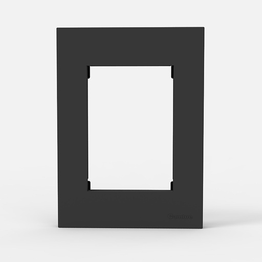 [CAM4999] TAPA Y DISTANCIADOR BAUHAUS GRIS SIN RIBETE