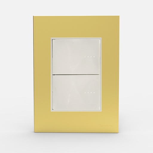 [CAM4958] TAPA Y DISTANCIADOR BAUHAUS ORO