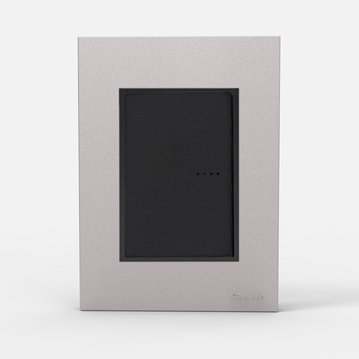 [CAM4960] TAPA Y DISTANCIADOR BAUHAUS ALUMINIZADA