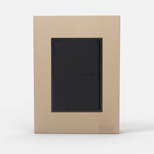 [CAM4961] TAPA Y DISTANCIADOR BAUHAUS CHAMPAGNE