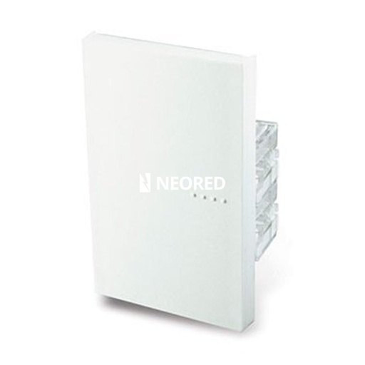 [CAM6048] MOD.INTERRUP. BIP.4 VIAS, TECLA CUADRUPLE, BAUHAUS - BLANCA