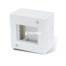 [CAM4262] CAJA EXT. SIGLO XXII 2 MODULOS - IP40 - COLOR BLANCO