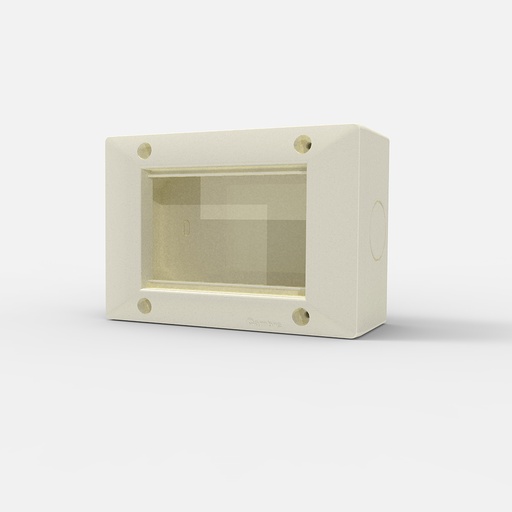 [CAM4264] CAJA EXT. SIGLO XXII 4 MODULOS - IP40 - COLOR BLANCO