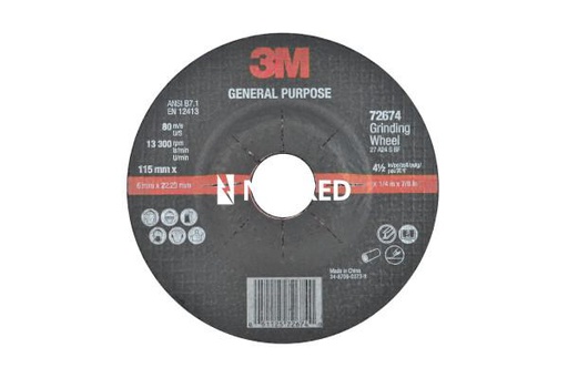 [MMM59003] DISCO DE DESBASTE 3M™ 115 x 6 x 22,23 mm - Grano 24