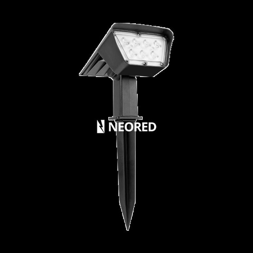 [CORELSX1-2W-IP65-WW] ESTACA LED SOLAR 2W IP65 BLANCO CALIDO 3000K