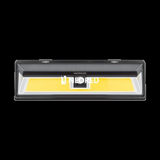 [CORASPSM-10W-IP65-CW] ARTEFACTO SOLAR DE PARED 10W CON SENSOR DE MOVIMIENTO 2 FUNCIONES 6500K IP65