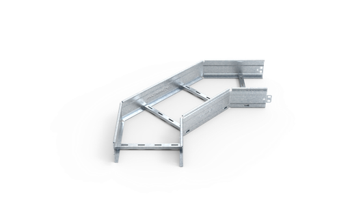 [SAMCS-600-90-065-18-Z] CURVA PLANA ESCALERA SMARTTRAY DE 600 mm A 90º ALA 65 mm #18 ZINGRIP