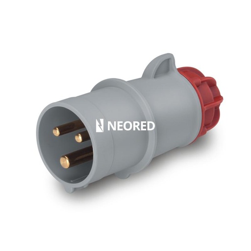 [SCA214.3236] FICHA IP44  3P+T 32A 380V 6H