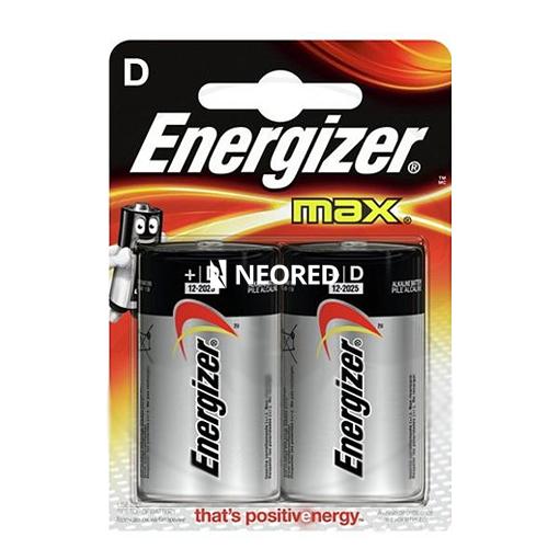 [ENR922661] Pila Alcalina Energizer D E95 Blister x 2