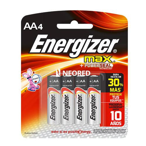 [ENR922671] Pila Alcalina Energizer AA E91 Blister x 4