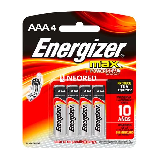 [ENR922674] Pila Alcalina Energizer AAA E92 Blister x 4