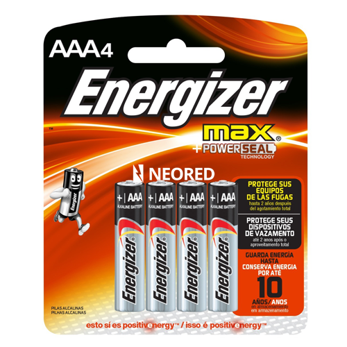 [ENR924103] Pila Max Plus AAA Max Plus E92 Blister x 4