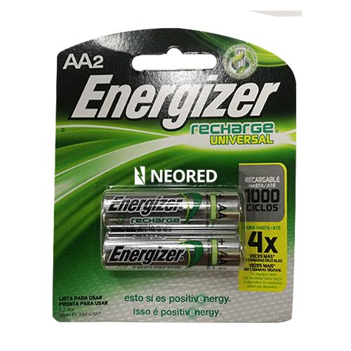 [ENRE300659603] Pila Recargable Energizer AA NH15 Blister x2 2000mAh
