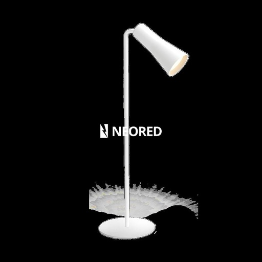 [CORMINERVA] LAMPARA LED VELADOR BLANCO PORTATIL, 1200mAH BATERIA DE LITIO, 4W 350LM, RA>80, BLANCO CALIDO, DIMEABLE, CARGABLE VIA USB