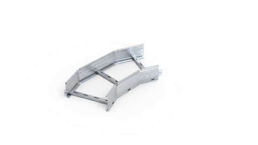 [SAMCS-600-45-090-18-Z] CURVA PLANA ESCALERA SMARTTRAY DE 600mm A 45º ALA 90mm #18 ZINGRIP