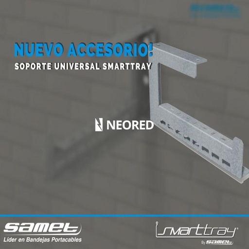 [SAMSUS-300-Z] SOPORTE UNIVERSAL SMARTTRAY DE 50 mm ZINGRIP