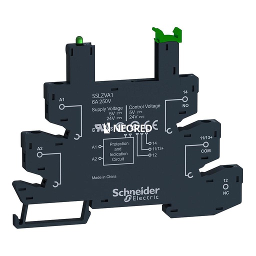 [SCHSSLZVA1] ZOCALO SSL SLIM C/ LED 12-24VCC TORN