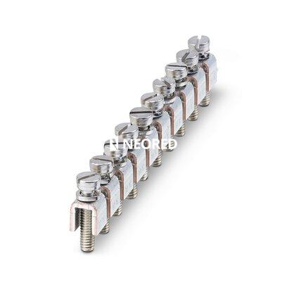 [PHO0203247] Puente fijo, paso: 10 mm, número de polos: 10, color: plateado