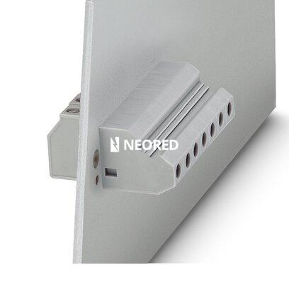 [PHO0709026] Terminal de paso, tipo de conexión: Conexión por tornillo, número de polos: 1, corriente de carga: 41 A, sección: 0,2 mm² - 6 mm², AWG 24 - 10, dirección de conexión del conductor con respecto a la dirección de enchufe: 90 °, anchura: 8,1 mm, color: gr