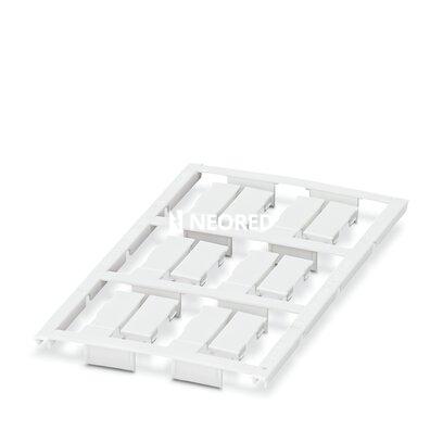 [PHO0818179] Marcador de conductores, Estera, blanco, sin rotular, rotulable con: BLUEMARK ID, BLUEMARK ID COLOR, BLUEMARK CLED, BLUEMARK LED, CMS-P1-PLOTTER, PLOTMARK, clase de montaje: enganchar, rango de diámetro de cable: 5 - 7,5 mm, superficie útil: 23 x 8 mm