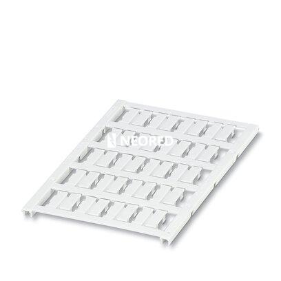 [PHO0818205] Marcador de conductores, Estera, blanco, sin rotular, rotulable con: BLUEMARK ID, BLUEMARK ID COLOR, BLUEMARK CLED, BLUEMARK LED, CMS-P1-PLOTTER, PLOTMARK, clase de montaje: enganchar, rango de diámetro de cable: 1,9 - 3,1 mm, superficie útil: 15 x 4 mm