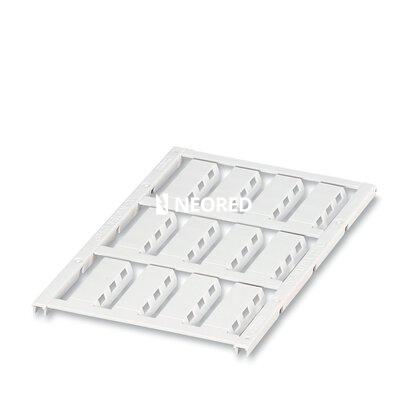 [PHO0820183] Marcador de cables, Estera, blanco, sin rotular, rotulable con: BLUEMARK ID, BLUEMARK ID COLOR, BLUEMARK CLED, BLUEMARK LED, CMS-P1-PLOTTER, PLOTMARK, clase de montaje: Montaje con sujetacables, diámetro de cable: > 6 mm, superficie útil: 29 x 8 mm