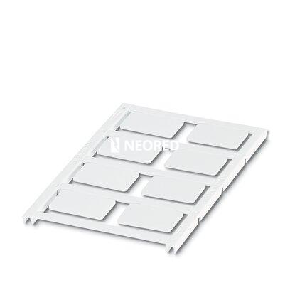 [PHO0825445] Rótulo para encajar, Estera, blanco, sin rotular, rotulable con: BLUEMARK ID, BLUEMARK ID COLOR, BLUEMARK CLED, BLUEMARK LED, CMS-P1-PLOTTER, PLOTMARK, clase de montaje: encajar en soporte para señalización, superficie útil: 27 x 18 mm
