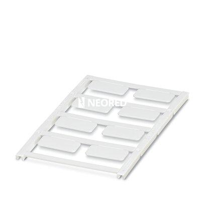 [PHO0825469] Rótulo de plástico, Estera, blanco, sin rotular, rotulable con: BLUEMARK ID, BLUEMARK ID COLOR, BLUEMARK CLED, BLUEMARK LED, CMS-P1-PLOTTER, PLOTMARK, clase de montaje: pegado, superficie útil: 27 x 12,5 mm