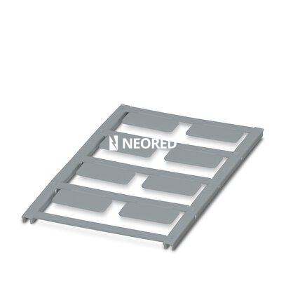 [PHO0825471] Rótulo de plástico, Estera, plata, sin rotular, rotulable con: BLUEMARK ID, BLUEMARK ID COLOR, BLUEMARK CLED, BLUEMARK LED, CMS-P1-PLOTTER, PLOTMARK, clase de montaje: pegado, superficie útil: 27 x 12,5 mm