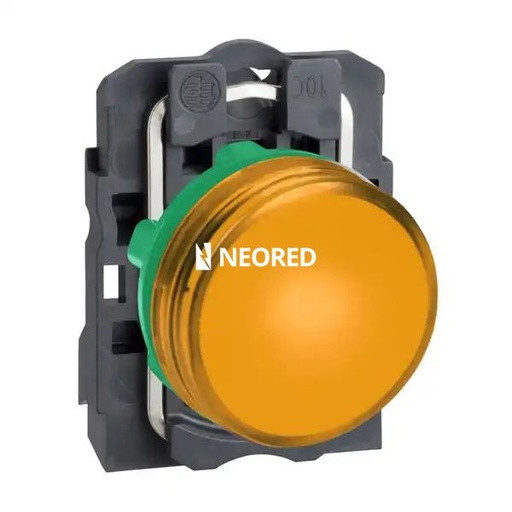 [CNCXB5-AV65 220] PILOTO LUMINOSO PLASTICO LED COMPONIBLE AMARILLO 220VCA