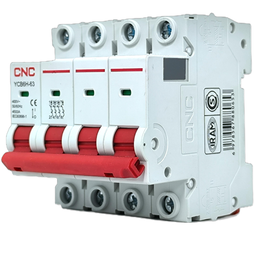 [CNCYCB6H-63-4PC06] Térmica 4x6A 4,5Ka 230/400V 50/60Hz Curva=C