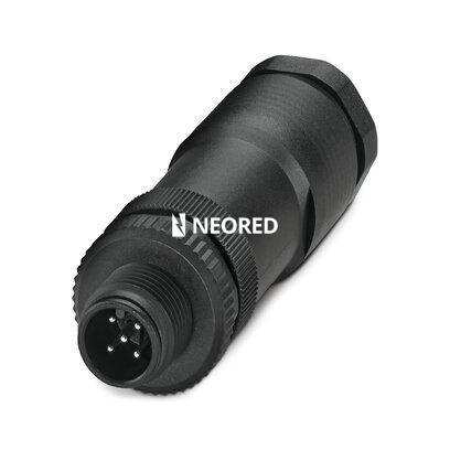 [PHO1662285] Conector, 5-polos, Conector macho recto M12, codificado A, Conexión por tornillo, material de moleteado: Plástico, prensaestopas Pg11-DUO, diámetro exterior del cable 2,1 mm ... 3 mm / 4 mm ... 5,2 mm