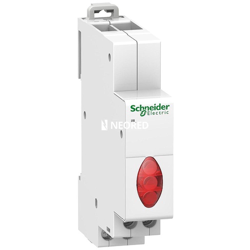 [SCHA9E18327] Piloto Simple Luminoso Color Rojo iIL Acti9 230 a 400 Vca 