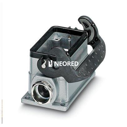 [PHO1771383] Carcasa zócalo, con brida longitudinal, altura 52 mm, con prensaestopas, 1x  Pg16