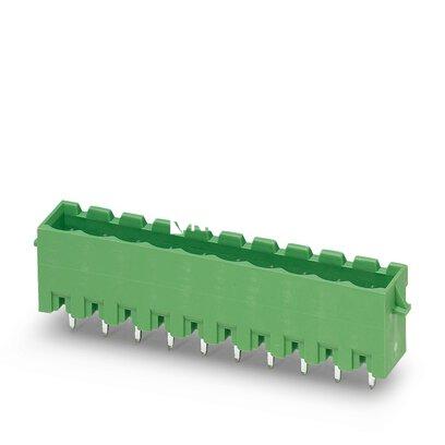 [PHO1936157] Carcasa base placa de circuito impreso, corriente nominal: 12 A, tensión de dimensionamiento (III/2): 320 V, número de polos: 16, paso: 5,08 mm, color: verde, superficie contactos: Estaño, montaje: Soldadura por ola, Artículo con saliente de encaje