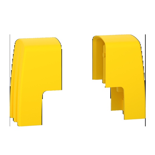[SCHA9XPE210] Escudo Lateral para peine Bipolar Acti9 Color Amarillo 