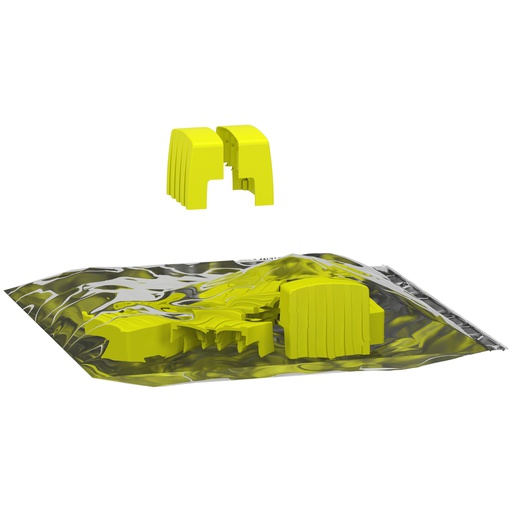 [SCHA9XPE410] Escudo Lateral para peine Tetrapolar Acti9 Color Amarillo 