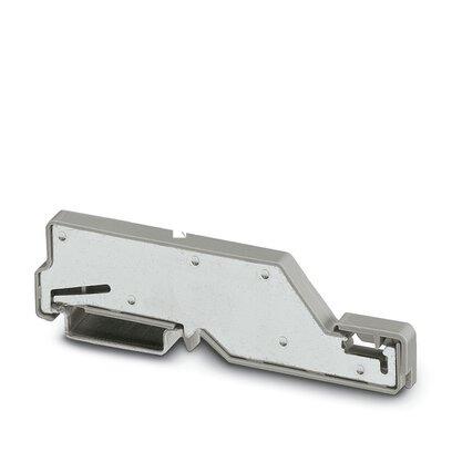 [PHO3026489] Caballete, Soporte para barras colectoras, colocar cada 20 cm, longitud: 95,5 mm, anchura: 6,2 mm, número de polos: 1, color: gris