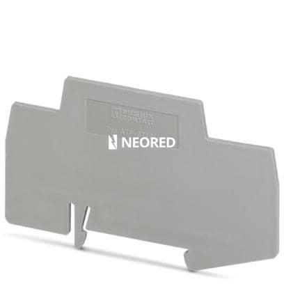 [PHO3030747] Placa separadora, longitud: 88,7 mm, anchura: 2 mm, altura: 53 mm, color: gris