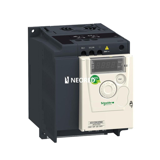 [SCHATV12HU15M2] VARIADOR 1FASE 240V 1,5KW 2HP 7,5A