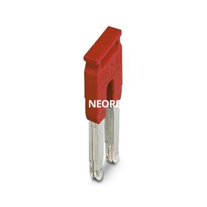 [PHO3005963] Puente enchufable, paso: 16 mm, longitud: 43,7 mm, anchura: 25,9 mm, número de polos: 2, color: rojo