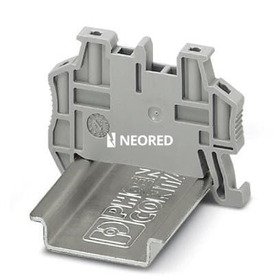 [PHO3022276] Soporte final de montaje rápido, para carril simétrico NS 35/7,5 o carril simétrico NS 35/15, con posibilidad de marcado, con posibilidad de aparcamiento para FBS...5, FBS...6, KSS 5, KSS 6, ancho: 5,15 mm, color: gris