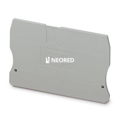 [PHO3036644] Tapa final, longitud: 71,5 mm, anchura: 2,2 mm, altura: 49,9 mm, color: gris