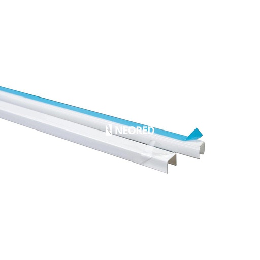 [SCHDXN10021] Cablecanal Sup. Blanco con Adhesivo 10x10 de 2m Dexson