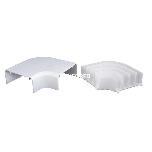 [SCHDXN11013] Ángulo Plano para cablecanal 100X45 mm - Blanco