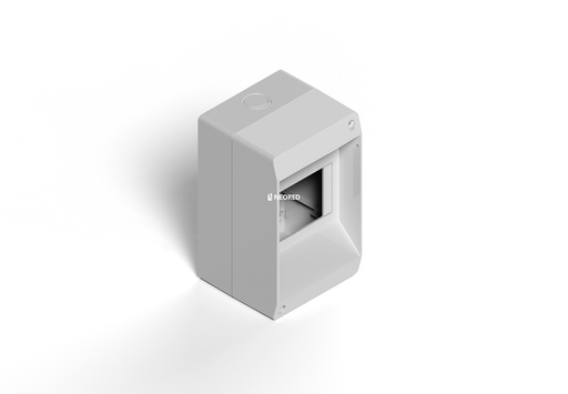 [GEN045003G] Caja térmica exterior 2 Bip. Gris Sin tapa