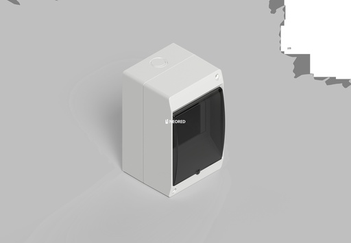 [GEN045005B] Caja térmica exterior 2 Bip. Blanca Con tapa fumé