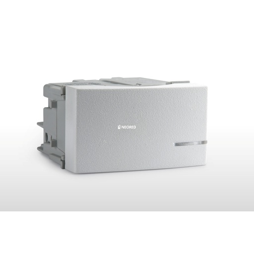 [SCHWDA52361] Pulsador Unipolar Tecla Elevada S/Tampografía 16A Blanco Roda/Class 